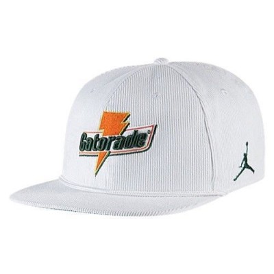 Nike Jordan Gatorade Hat Snapback Cap Like Mike OffWhite Corduroy AJ1263100 NWT  eb-78339753